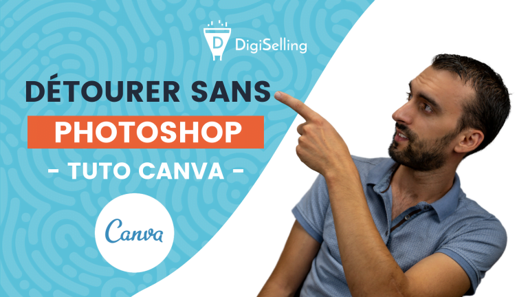 Canva tutoriel : comment détourer une image sans photoshop ? [Vignette YouTube - Canva tutoriel en français]