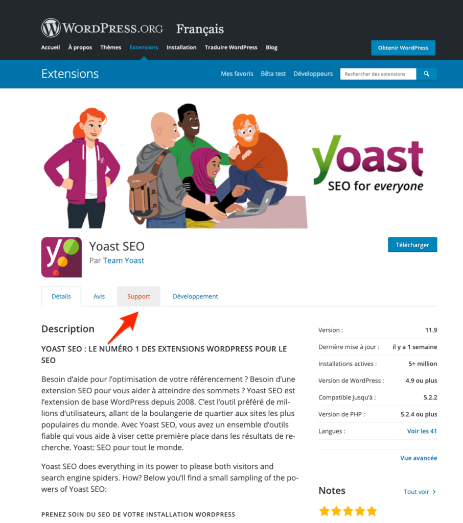 Support Plugins WordPress