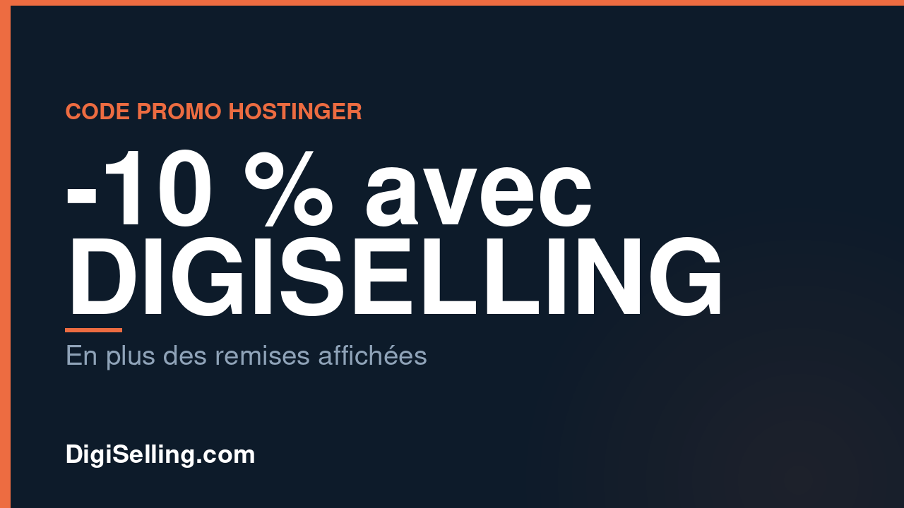 Code promo Hostinger