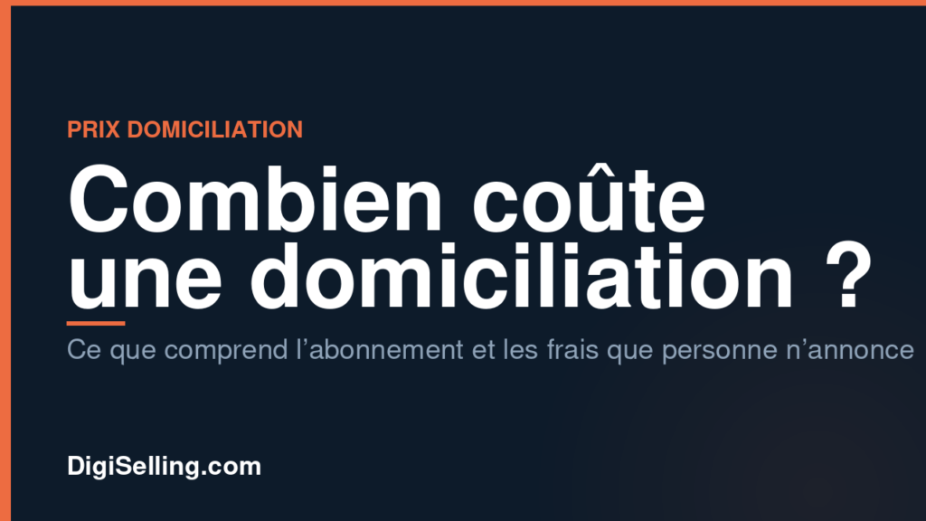Coût d’une domiciliation d’entreprise