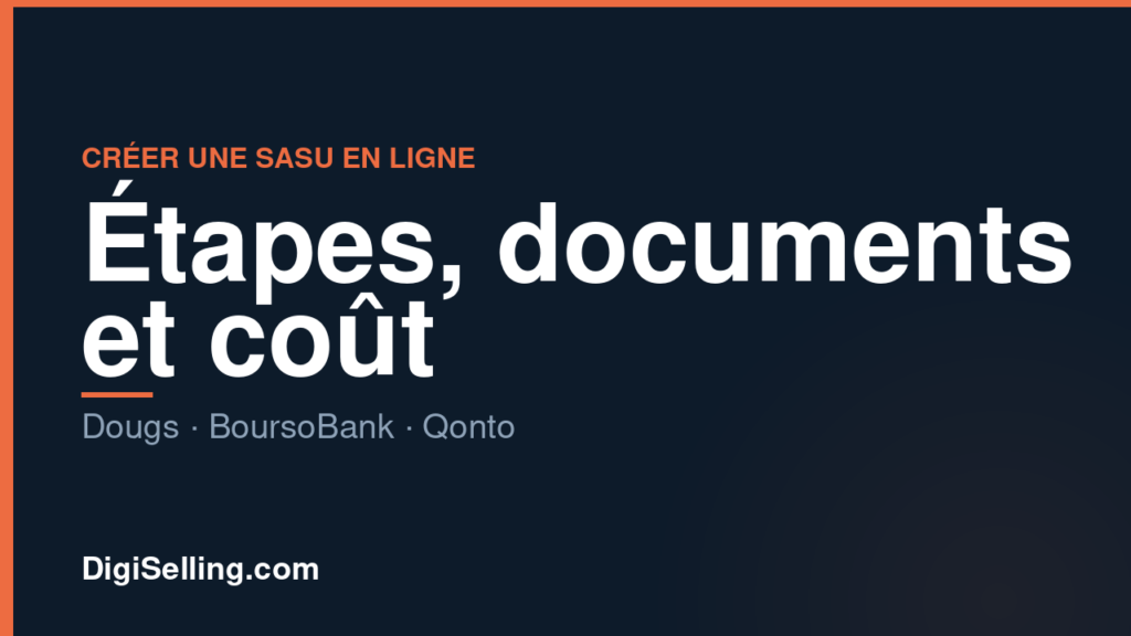 Créer une SASU en ligne