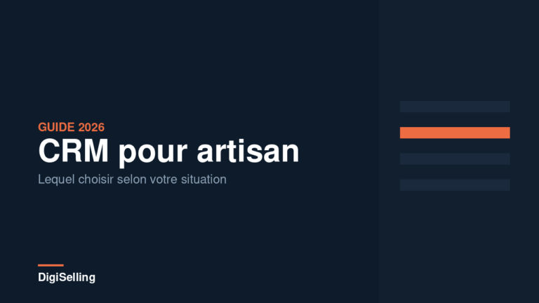 CRM pour artisan : lequel choisir en 2026