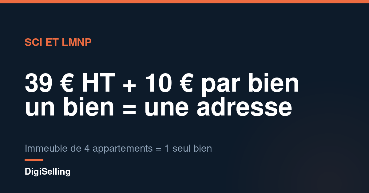 Schéma du calcul des packs immobiliers Dougs selon le nombre de biens