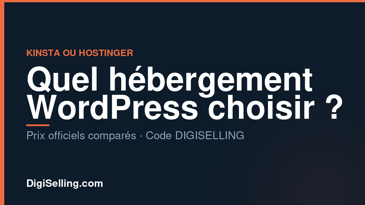 Kinsta ou Hostinger