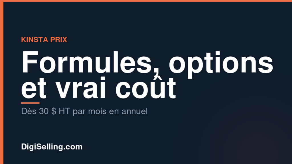Kinsta prix