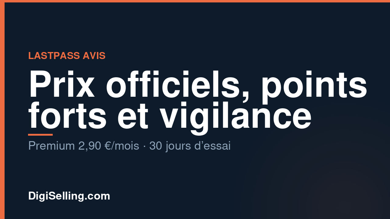 LastPass avis