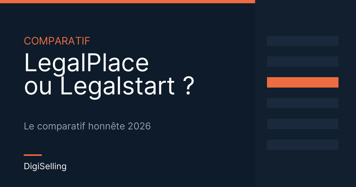 LegalPlace ou Legalstart : le comparatif 2026