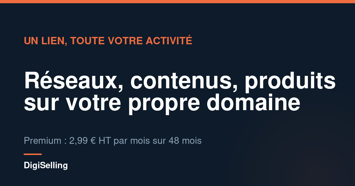 Schéma d’une page lien en bio Hostinger regroupant réseaux, contenus et produits