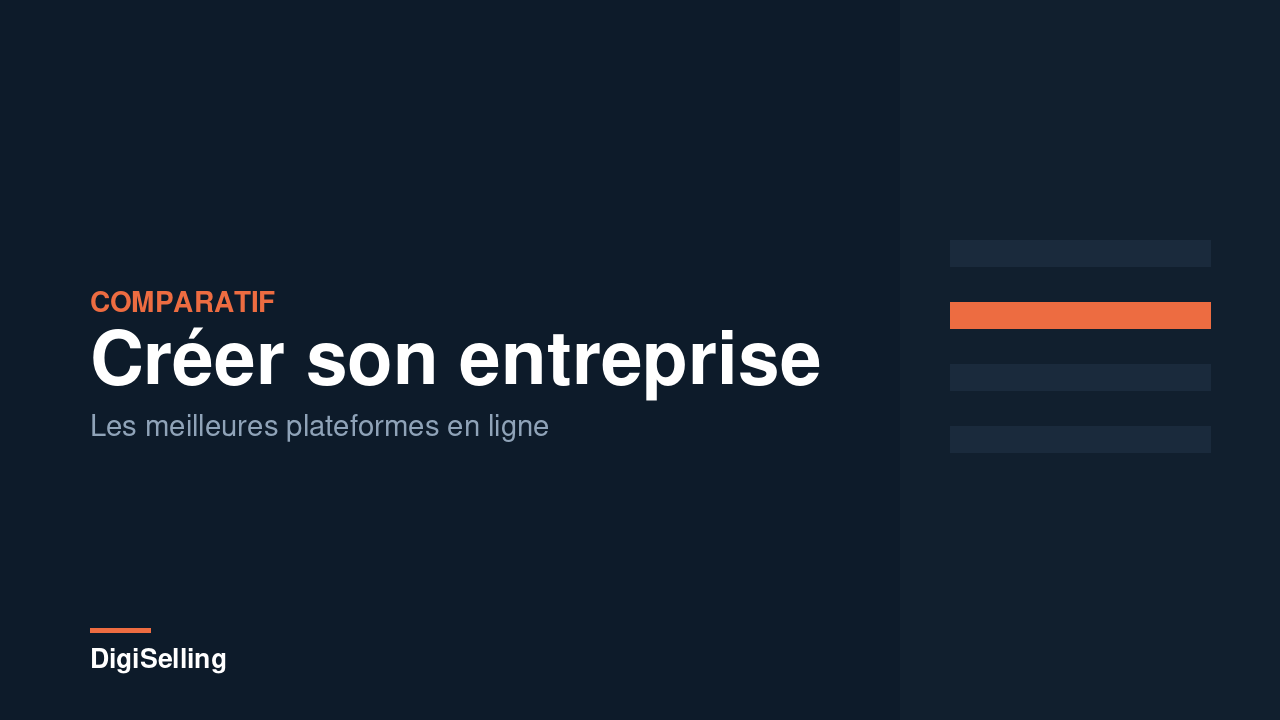 Meilleure plateforme de création d’entreprise en 2026
