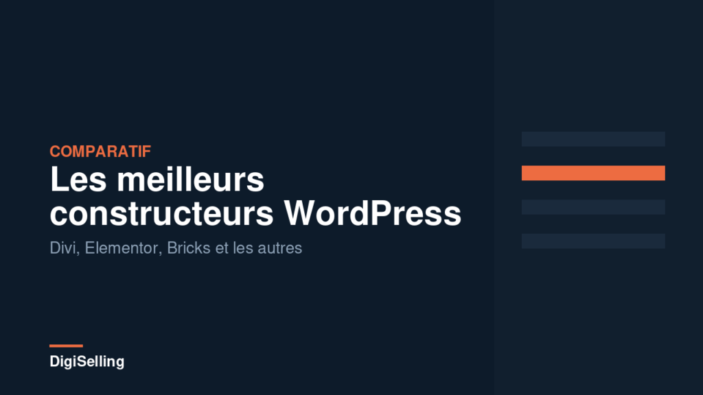 Meilleurs constructeurs WordPress : le comparatif