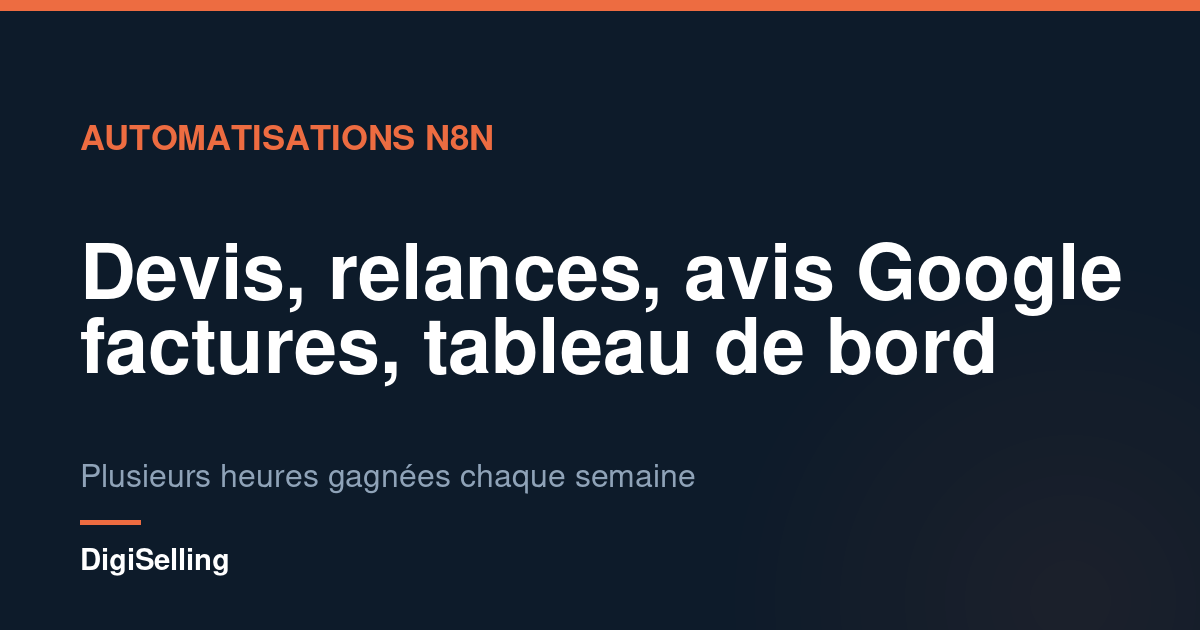Schéma des automatisations n8n utiles à une TPE
