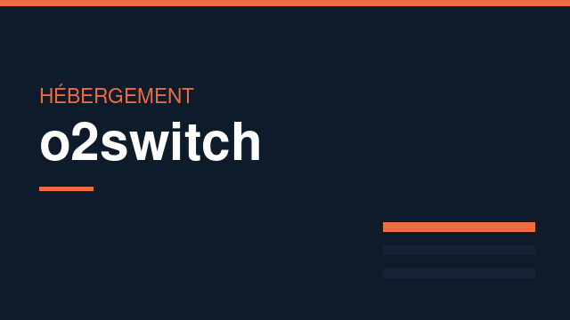 o2switch : Hébergement