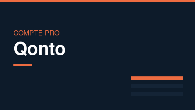 Qonto : Compte pro