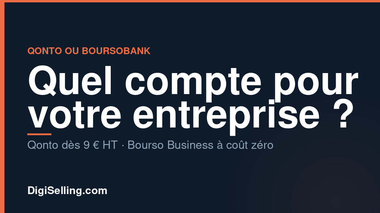 Qonto ou BoursoBank