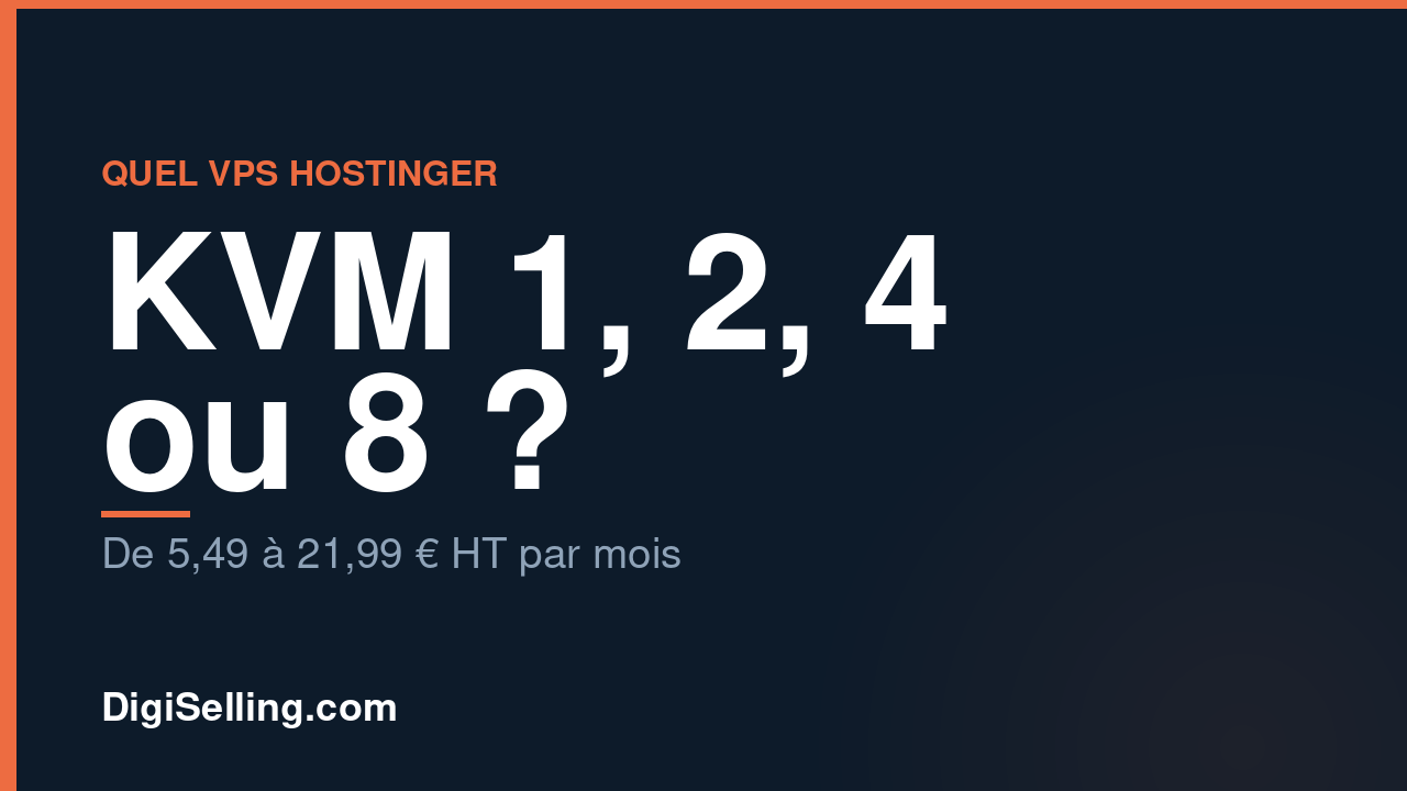 Quel VPS Hostinger
