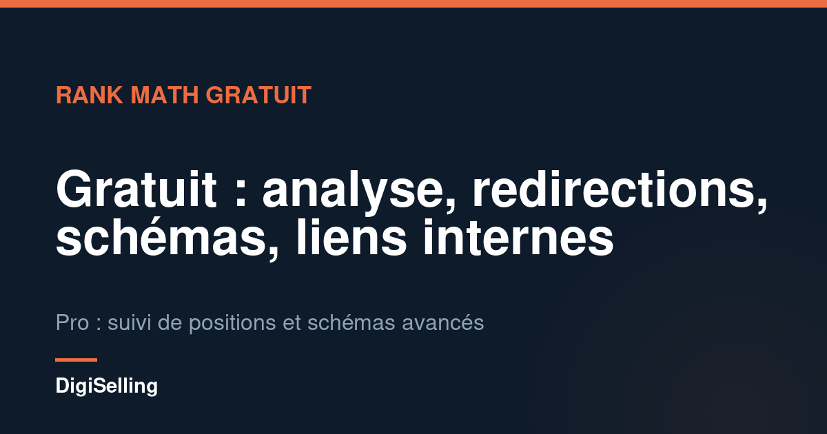 Schéma des fonctions de Rank Math gratuit et Pro