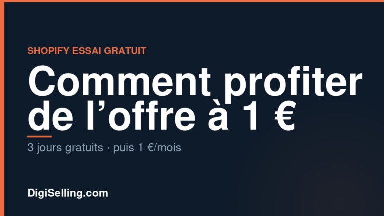 Shopify essai gratuit