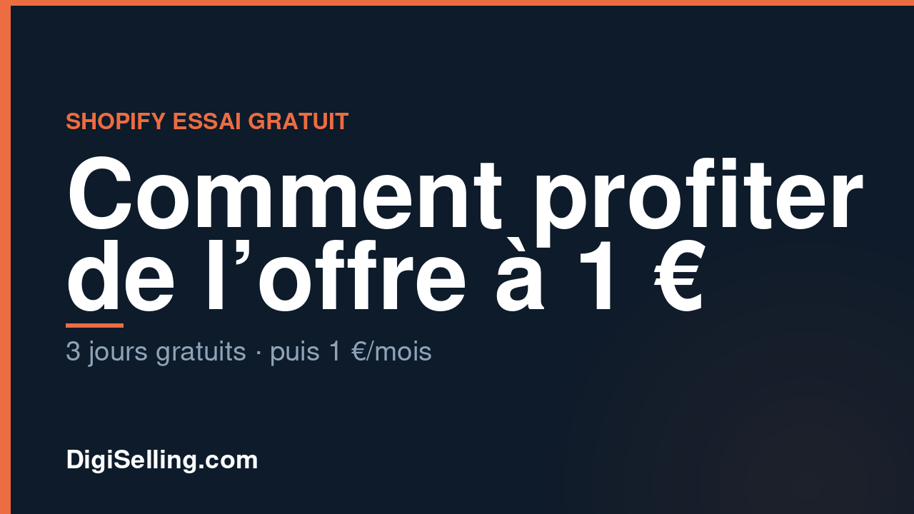 Shopify essai gratuit
