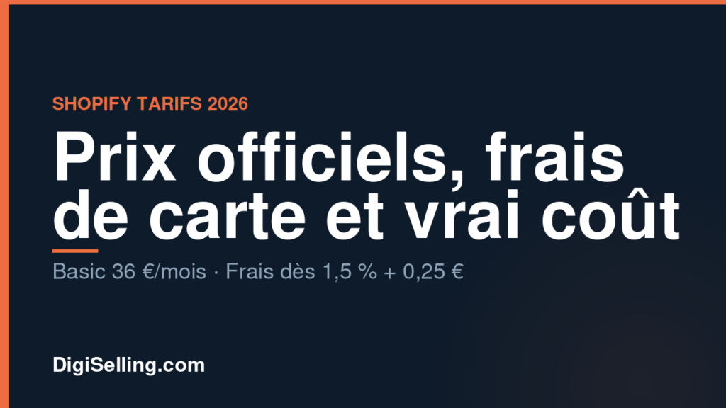 Shopify tarifs