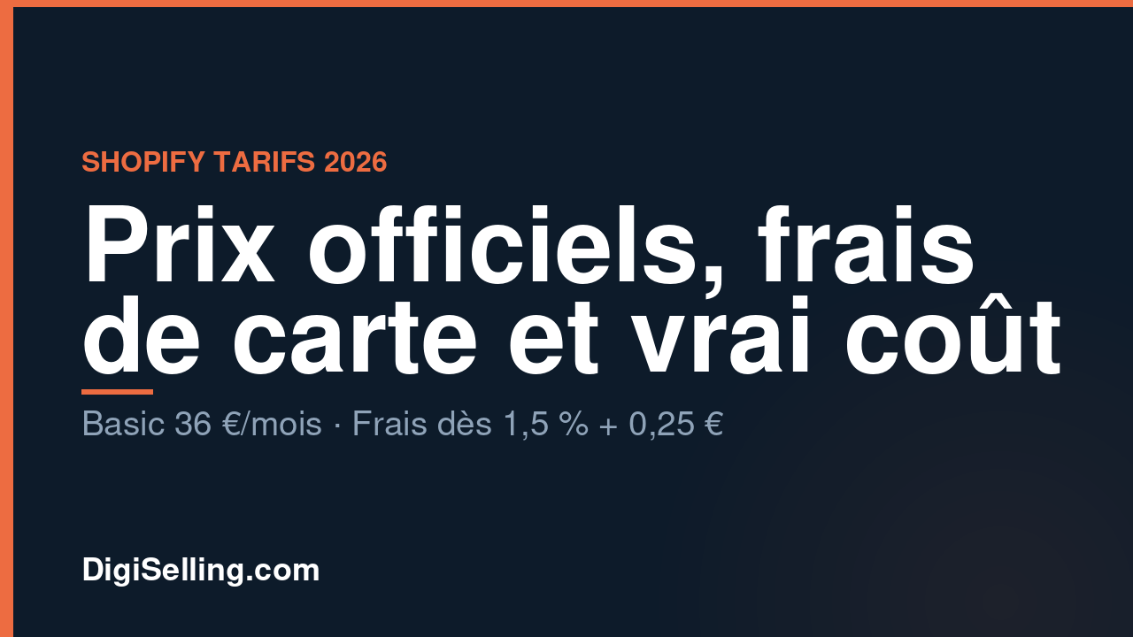 Shopify tarifs