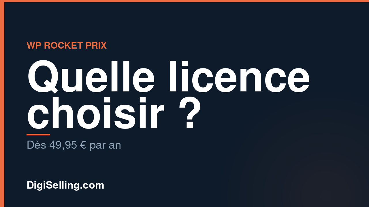 WP Rocket prix